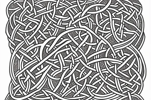 old Norse style jormungandr sleeve Celtic knots tattoo idea