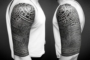 Oseberg style Viking tattoo tattoo idea