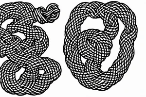 Oseberg style stone carving jormungandr in knots arm sleeve Viking artifact historical tattoo idea