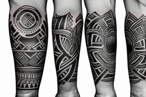 Oseberg style arm sleeve tattoo idea