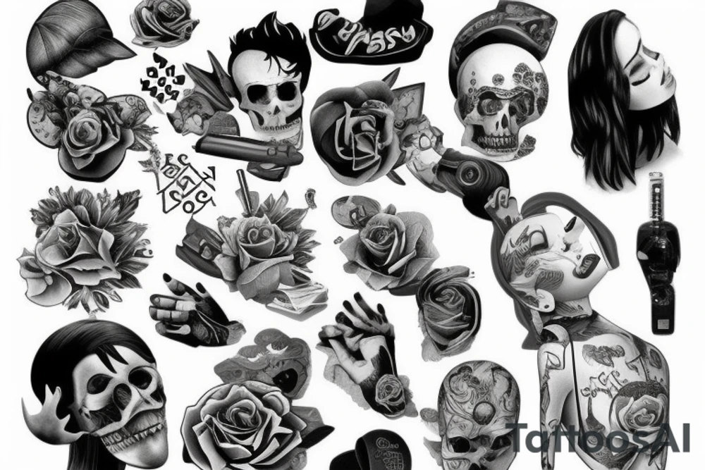 Depression when you should have none tattoo idea