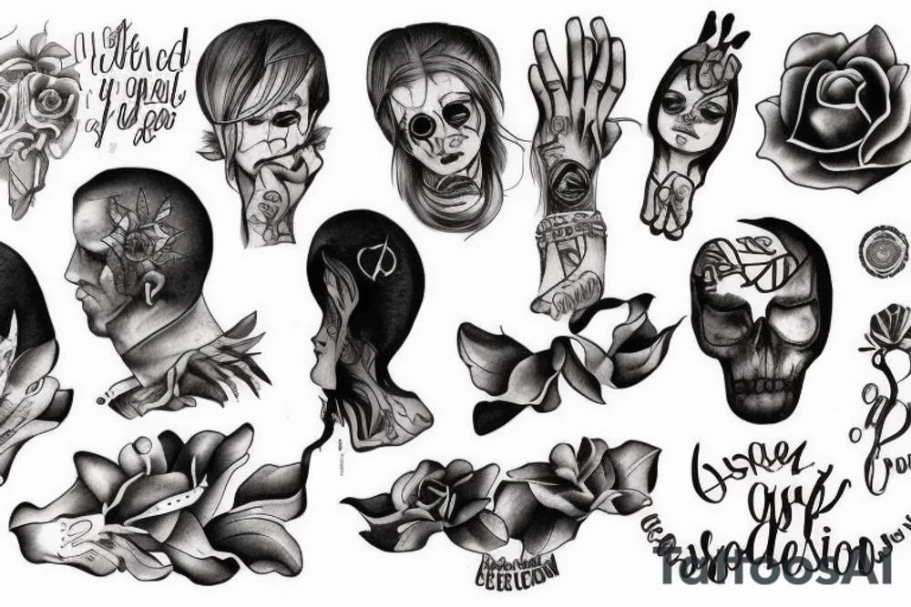 Depression when you should have none tattoo idea