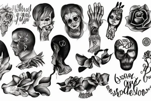 Depression when you should have none tattoo idea