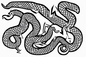 Osberg style Norse rune stone carving of the sea serpent jormungandr abstract snake Viking ship for an arm sleeve tattoo idea