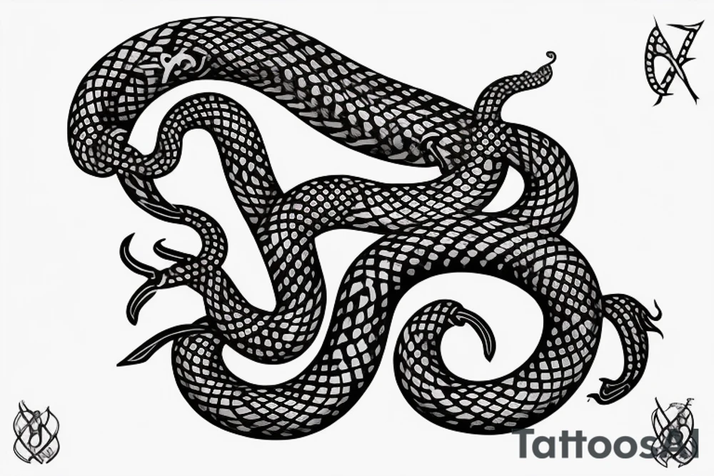 Osberg style Norse rune stone carving of the sea serpent jormungandr abstract snake Viking ship for an arm sleeve tattoo idea
