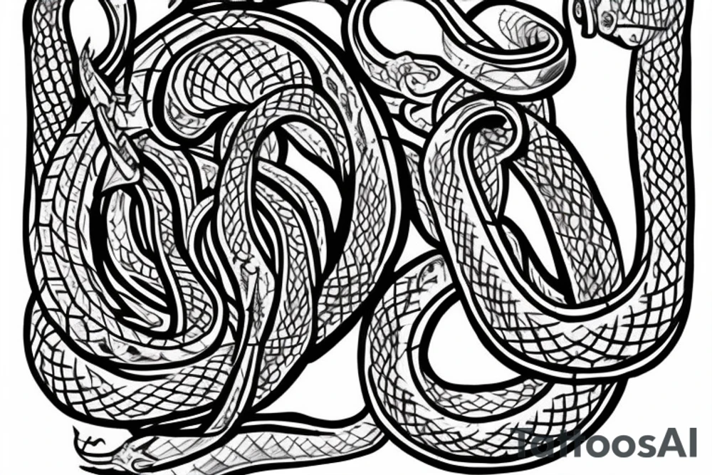 STave church in Urnes Norway 
style snake viking arm sleeve tattoo idea