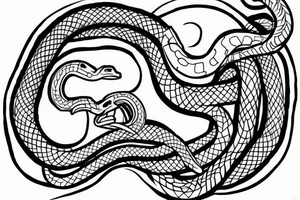 STave church in Urnes Norway 
style snake viking arm sleeve tattoo idea