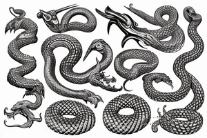 STave church in Urnes Norway Stone carving style snake viking arm sleeve tattoo idea