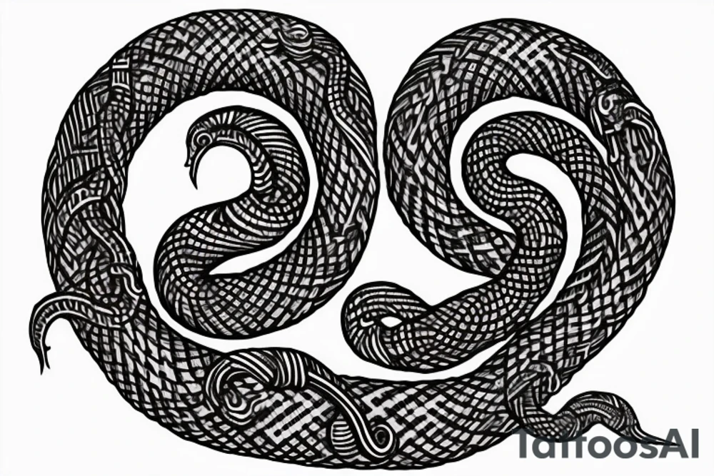 Sea serpent snake lindwyrm archaic carving sleeve
Rune stone carving viking tattoo idea