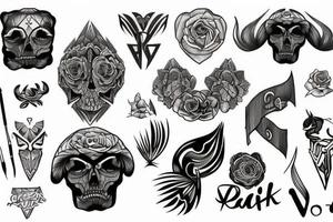 Northern Black tattoo idea