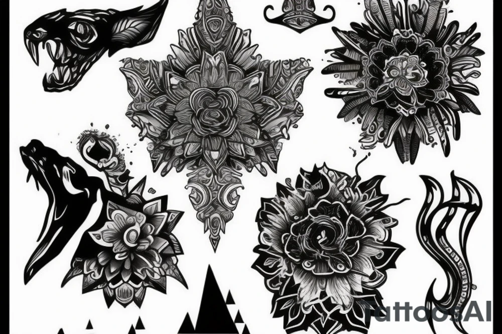 Northern Black tattoo idea