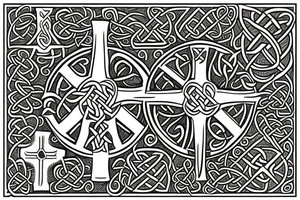 celtic cross tattoo idea
