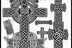 celtic cross spain tattoo idea