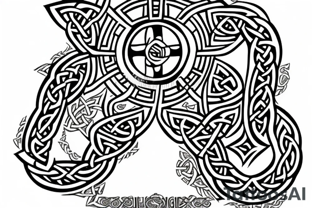 celtic cross spain
catalan tattoo idea