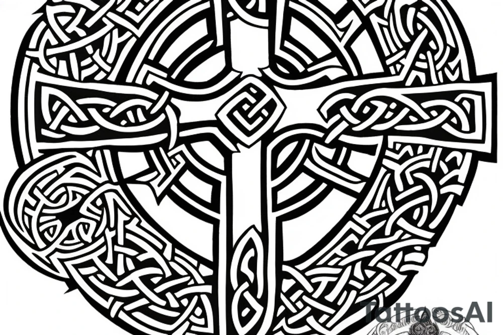 celtic cross spain
barcelona tattoo idea