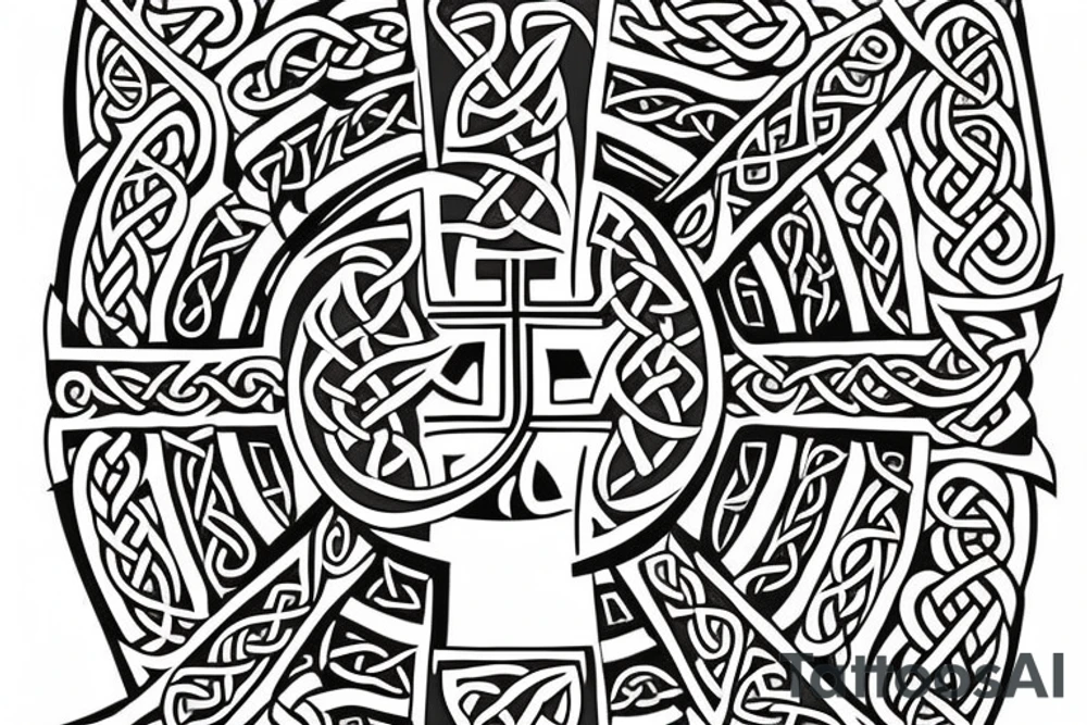 celtic cross spain
barcelona tattoo idea