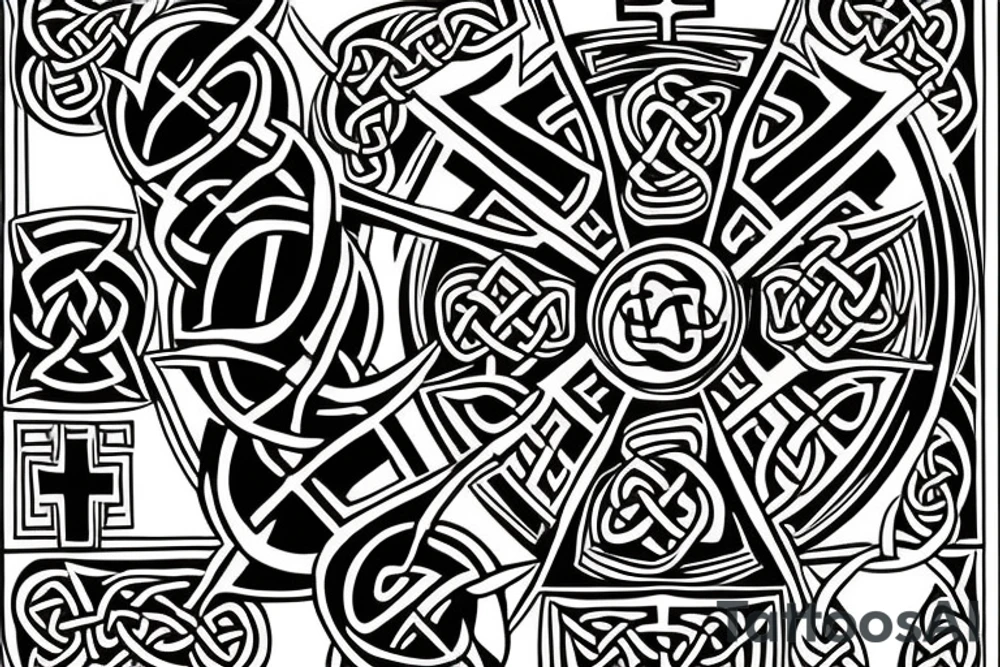 celtic cross spain
barcelona tattoo idea
