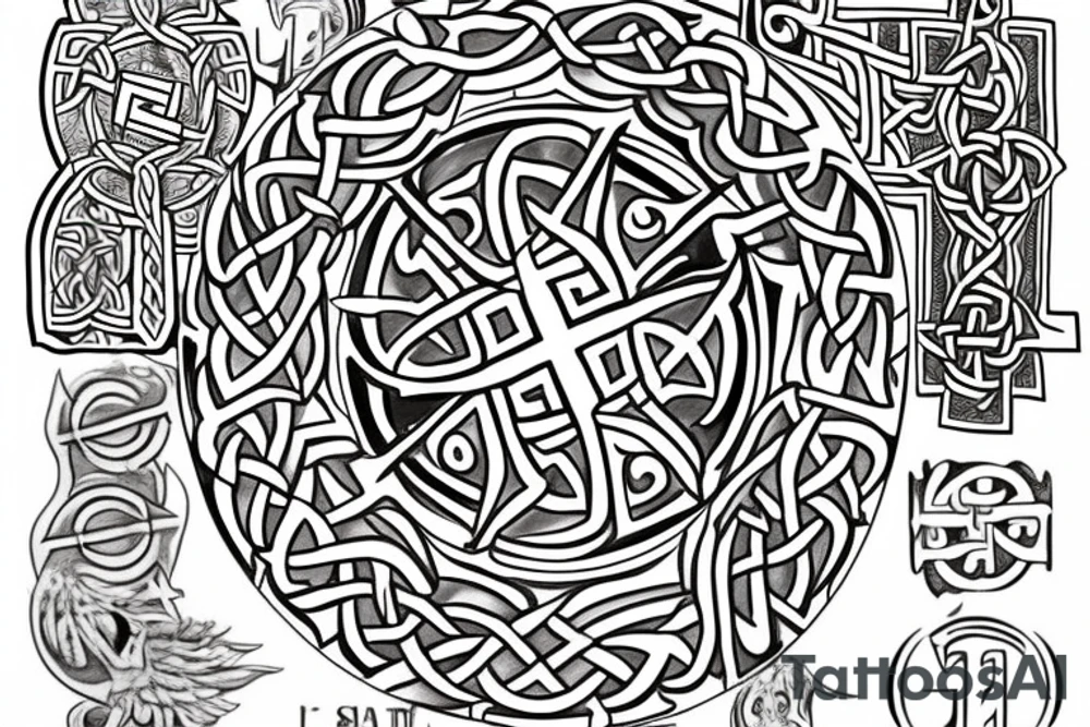 celtic cross spain
barcelona tattoo idea