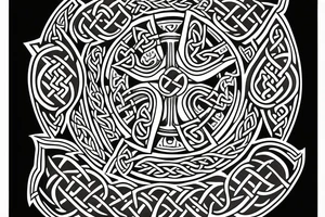 celtic cross viking tattoo idea