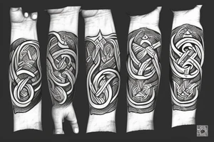 viking arm ring tattoo idea