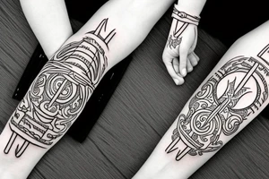 viking arm ring tattoo idea