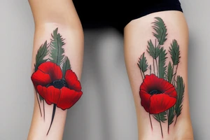 POPPY FIELD tattoo idea