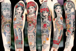 ukrainian tradishional doll 
MOTANKA tattoo idea