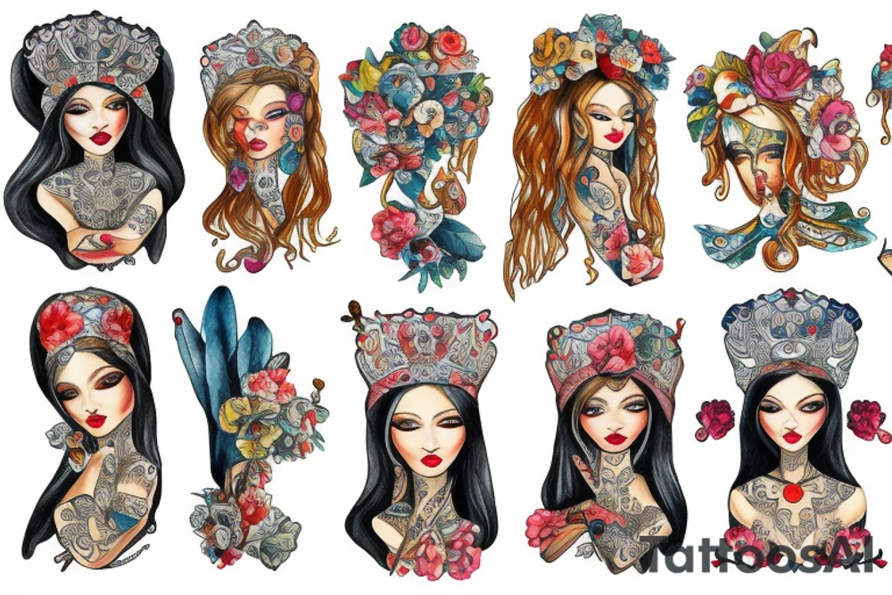 ukrainian tradishional doll 
MOTANKA tattoo idea