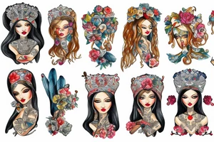 ukrainian tradishional doll 
MOTANKA tattoo idea