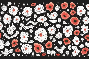 poppy field tattoo idea