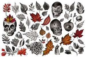 autumn tattoo idea