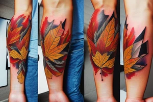 autumn tattoo idea