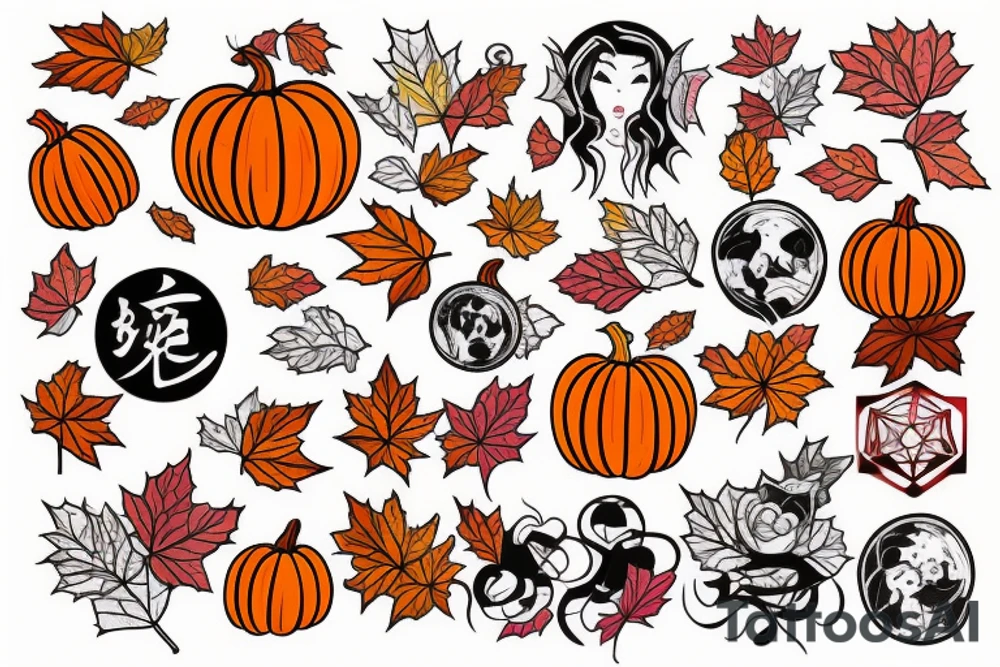 autumn tattoo idea