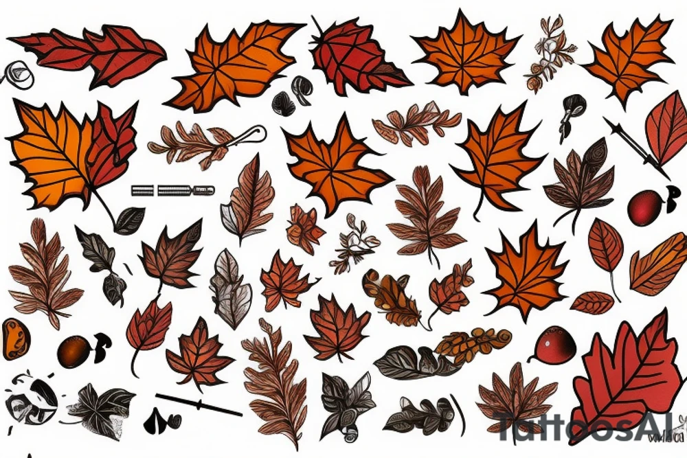 autumn tattoo idea
