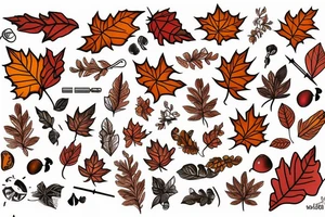 autumn tattoo idea