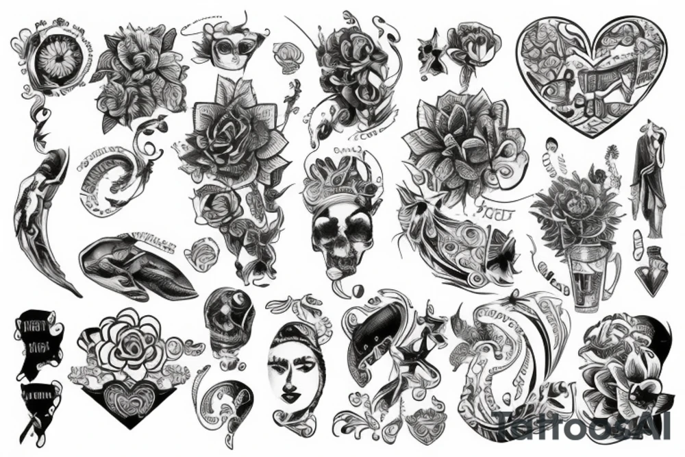 ukraine love tattoo idea