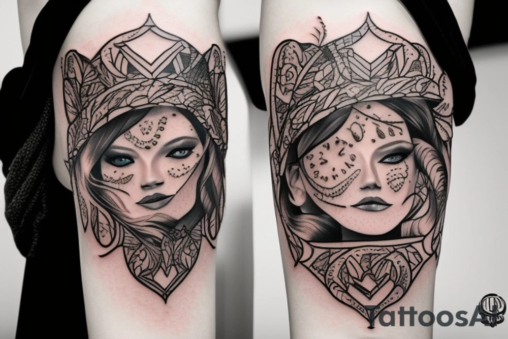 ukrainian love tattoo idea