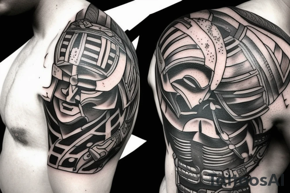 Spartan warrior battle greece tattoo idea