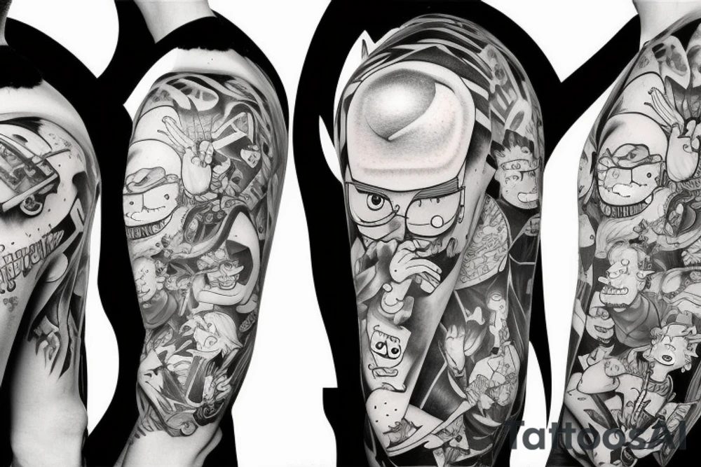 Lisa an Bart simpson tattoo idea