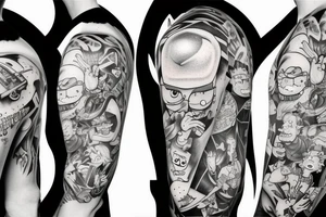 Lisa an Bart simpson tattoo idea