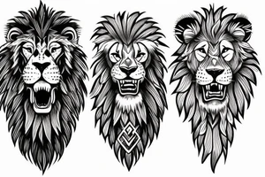 Lionness tattoo idea