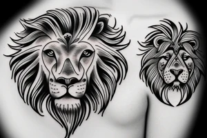 Lionness tattoo idea