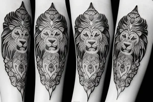 Lionness tattoo idea