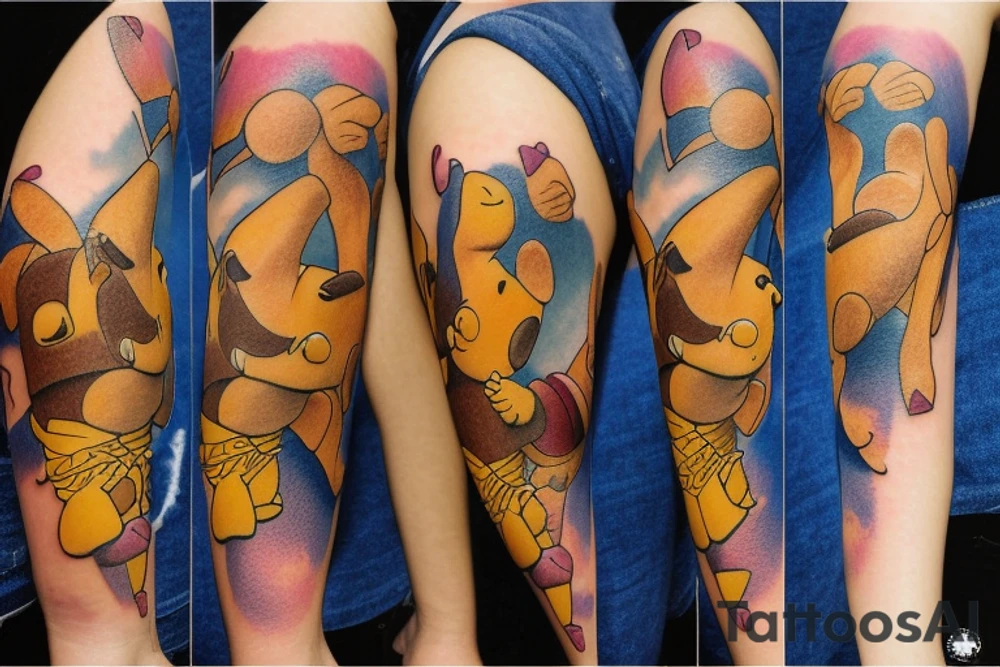"winnie the pooh" tattoo idea