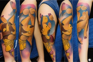 "winnie the pooh" tattoo idea