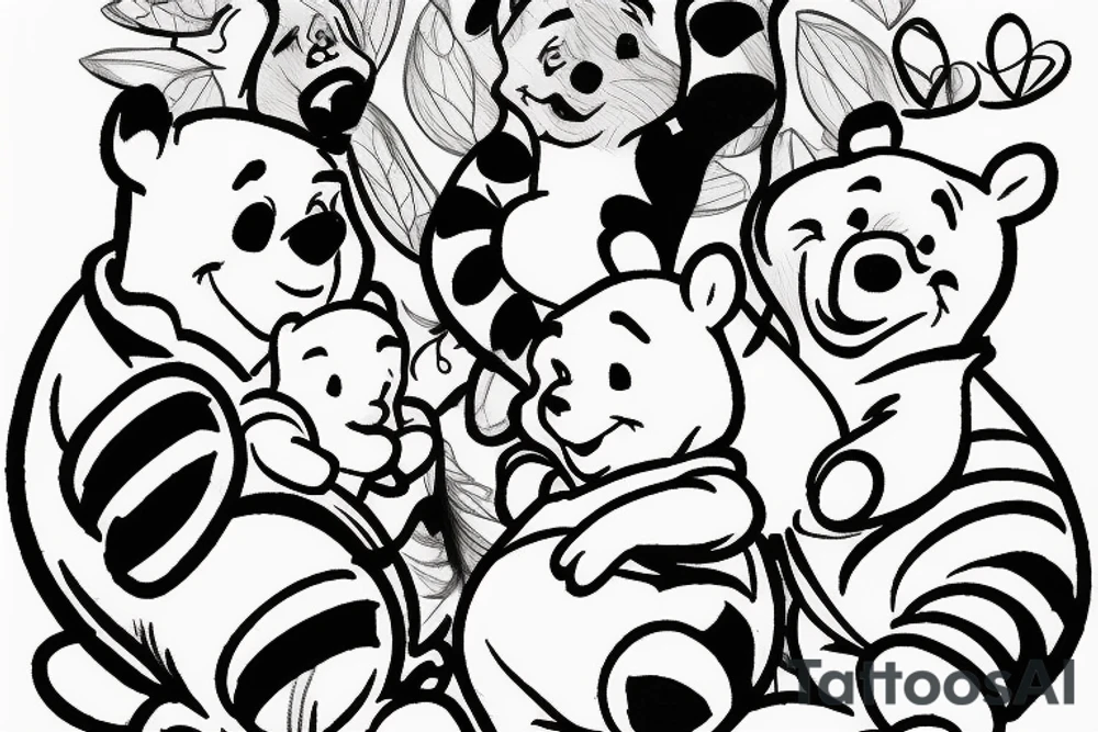 Winnie the pooh tattoo idea