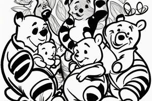 Winnie the pooh tattoo idea