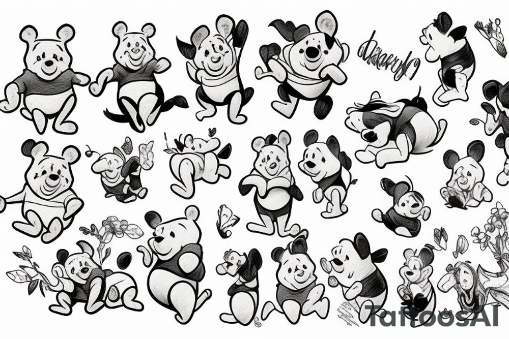 Winnie the pooh tattoo idea
