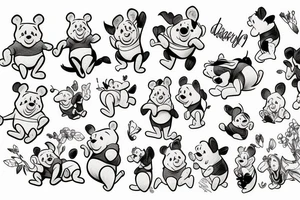 Winnie the pooh tattoo idea