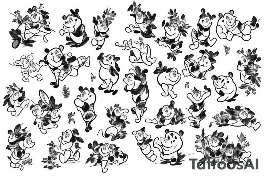 Winnie the pooh tattoo idea